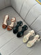 Rhinestone Decor Open Toe Buckle Straps